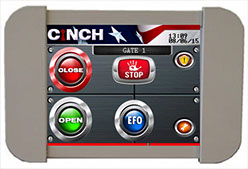 CINCH systems Encrypted Touch Screen Control Recessed Mount