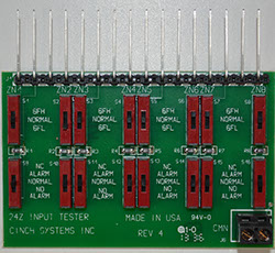 CINCH systems Encrypted 24 Zone Input Module Tester